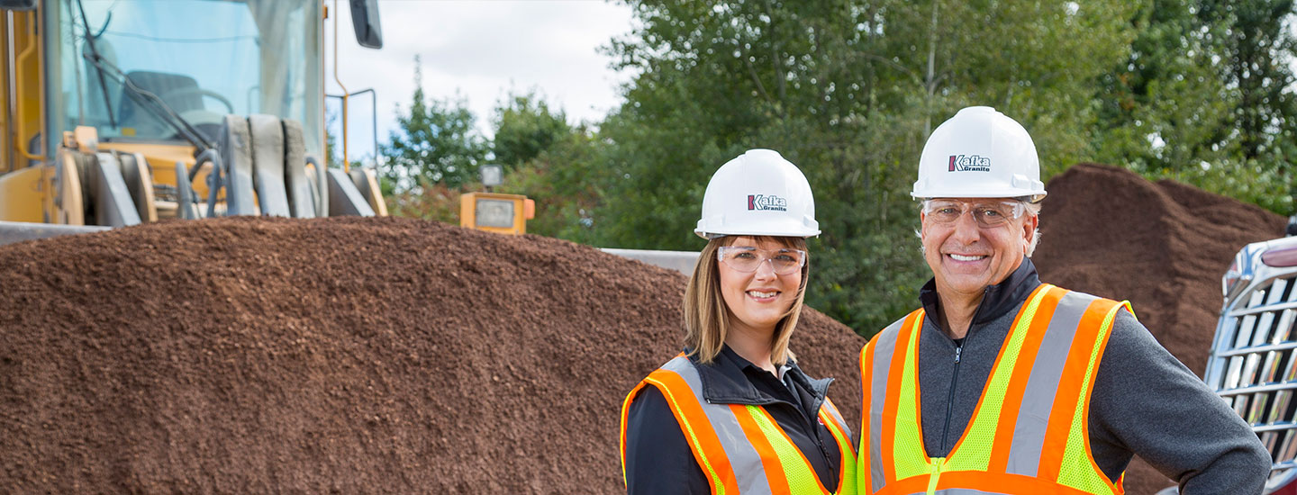 father and daughter working together in family business