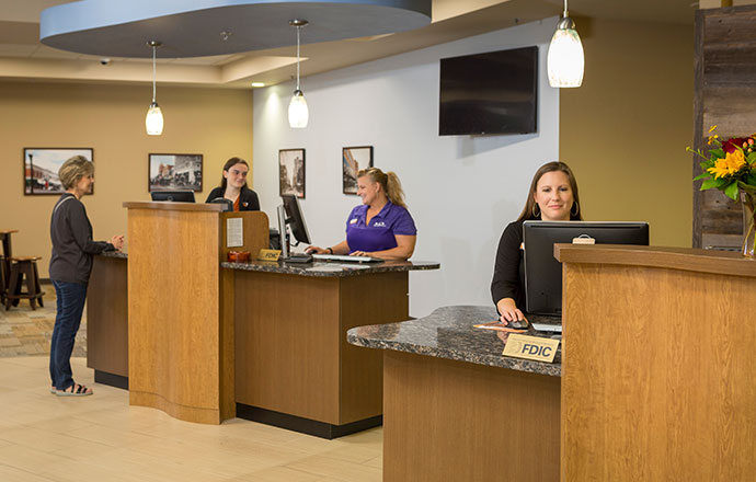 tellers at IncredibleBank